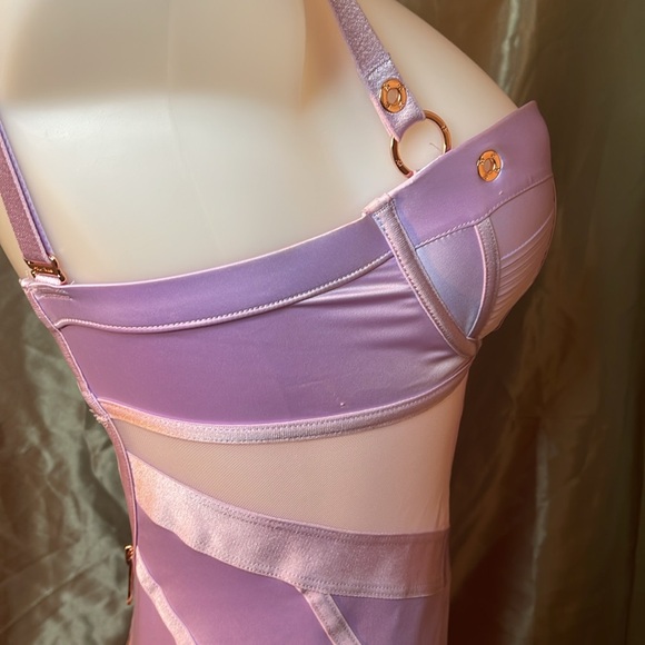 Honey Birdette Jerry Lilac Dress - Picture 8 of 11
